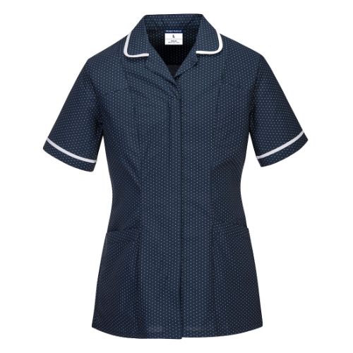 Portwest Stretch Classic Care Home Tunic Navy Navy